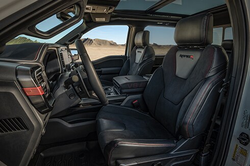 Ford Lobo Raptor 2025, Interior de Camioneta Pickup 4x4, Camioneta deportiva de Alto Desempeño
